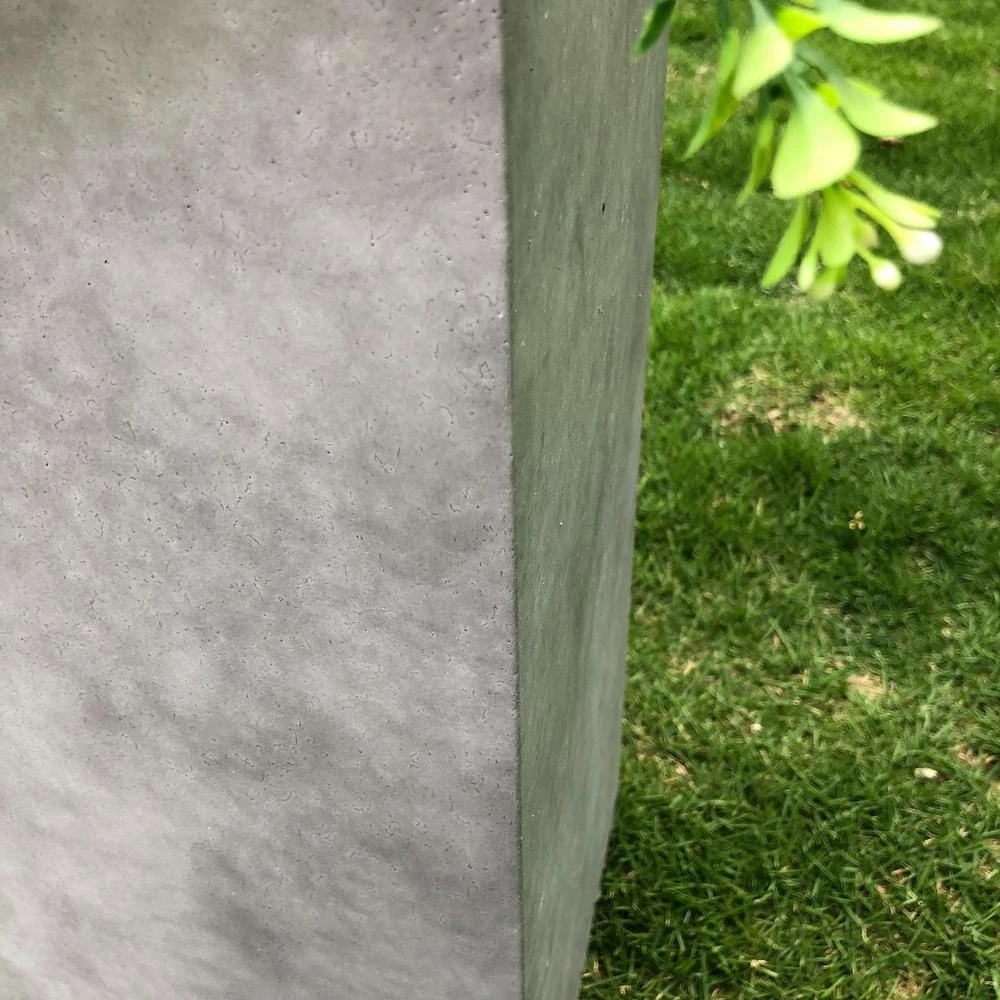KANTE 20 in. H Square Natural Concrete/Fiberglass Indoor Outdoor Modern Seamless Tall Planter 7 KANTE 20 in. H Square Natural Concrete/Fiberglass Indoor Outdoor Modern Seamless Tall Planter - Image 5