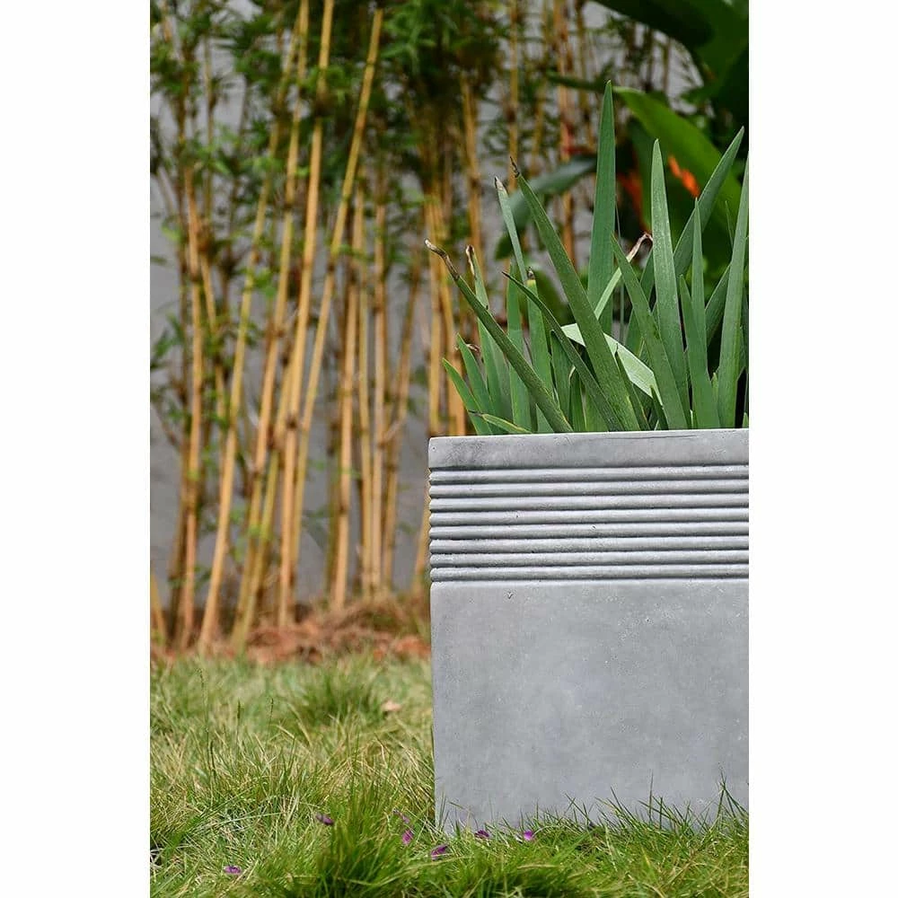 KANTE 15 in. W Square Natural Concrete/Fiberglass Indoor Outdoor Elegant Planter 7 KANTE 15 in. W Square Natural Concrete/Fiberglass Indoor Outdoor Elegant Planter - Image 5