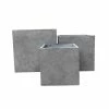 KANTE Set of 3 Lightweight Modern Square Outdoor Planters, 16 in., 12 in. and 10 in. Tall, Natural Concrete 1 KANTE Set of 3 Lightweight Modern Square Outdoor Planters, 16 in., 12 in. and 10 in. Tall, Natural Concrete -VIGORO Store natural concrete kante plant pots rf0001abcc80021 64 1000