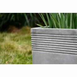 KANTE Small 15 in. Tall Natural Lightweight Concrete Modern Square Outdoor Planter -VIGORO Store natural concrete kante plant pots rf0128b c80021 1d 1000