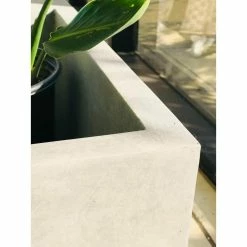 KANTE 37.4 in. L Natural Lightweight Concrete Modern Square Outdoor Planter 9 KANTE 37.4 in. L Natural Lightweight Concrete Modern Square Outdoor Planter -VIGORO Store natural concrete kante plant pots rf0151a c80021 4f 1000