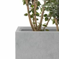 KANTE 6.89"W x 19.49"L x 15.94"H Rectangular Natural Finish Lightweight Concrete and Fiberglass Long Planter w/ Drainage Hole 14 KANTE 6.89"W x 19.49"L x 15.94"H Rectangular Natural Finish Lightweight Concrete and Fiberglass Long Planter w/ Drainage Hole -VIGORO Store natural concrete kante plant pots rf0260a c80021 1f 1000