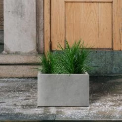 KANTE 6.89"W x 19.49"L x 15.94"H Rectangular Natural Finish Lightweight Concrete and Fiberglass Long Planter w/ Drainage Hole 17 KANTE 6.89"W x 19.49"L x 15.94"H Rectangular Natural Finish Lightweight Concrete and Fiberglass Long Planter w/ Drainage Hole -VIGORO Store natural concrete kante plant pots rf0260a c80021 76 1000