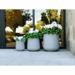 KANTE 17.3 in. Tall Natural Lightweight Concrete Footed Tulip Outdoor Round Planter (Set of 3) 12 KANTE 17.3 in. Tall Natural Lightweight Concrete Footed Tulip Outdoor Round Planter (Set of 3) -VIGORO Store natural kante plant pots rf2015022bcd c80021 1f 1000