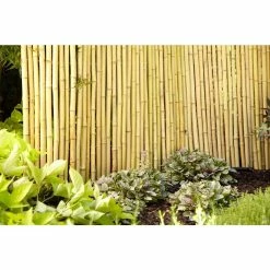 Vigoro 4 ft. H x 6 ft. W Natural Bamboo Fence -VIGORO Store natural vigoro garden fencing 4477405 c3 1000