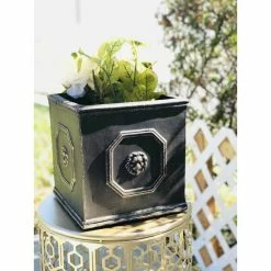 KANTE 12.6 in. Tall Oil Rubbed Bronze Lightweight Concrete Classic Square English Style Lion Head Planter 9 KANTE 12.6 in. Tall Oil Rubbed Bronze Lightweight Concrete Classic Square English Style Lion Head Planter -VIGORO Store oil rubbed bronze kante plant pots rf0172b c80201 1f 1000