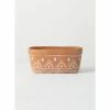 SULLIVANS Orange Cement Double Planter 1 SULLIVANS Orange Cement Double Planter -VIGORO Store orange sullivans plant pots cmt1182 64 1000