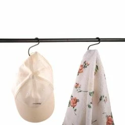 Vigoro 1.77 in. x 0.157 in. x 3.35 in. Black Metal Extender Hooks (2-Pack) -VIGORO Store powder coating vigoro plant hangers 541117 77 1000