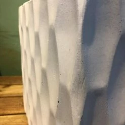 KANTE 12 in. H Square Pure White Concrete/Fiberglass Indoor Outdoor Elegant Retro Planter 12 KANTE 12 in. H Square Pure White Concrete/Fiberglass Indoor Outdoor Elegant Retro Planter -VIGORO Store pure white kante plant pots osf0201b c80011 1f 1000