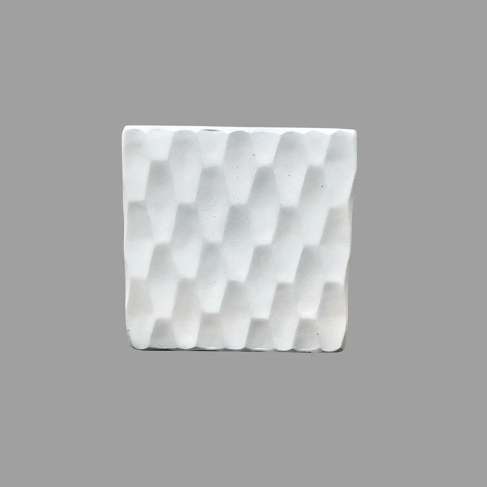 KANTE 12 in. H Square Pure White Concrete/Fiberglass Indoor Outdoor Elegant Retro Planter 8 KANTE 12 in. H Square Pure White Concrete/Fiberglass Indoor Outdoor Elegant Retro Planter - Image 6