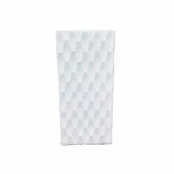 KANTE 23.6 in. H Square Pure White Concrete/Fiberglass Indoor Outdoor Elegant Retro Tall Planter 14 KANTE 23.6 in. H Square Pure White Concrete/Fiberglass Indoor Outdoor Elegant Retro Tall Planter -VIGORO Store pure white kante plant pots osf0202b c80011 fa 1000