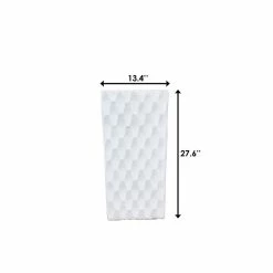 KANTE 27.6 in. H Square Pure White Concrete/Fiberglass Indoor Outdoor Elegant Retro Tall Planter 15 KANTE 27.6 in. H Square Pure White Concrete/Fiberglass Indoor Outdoor Elegant Retro Tall Planter -VIGORO Store pure white kante plant pots osf0202c c80011 76 1000