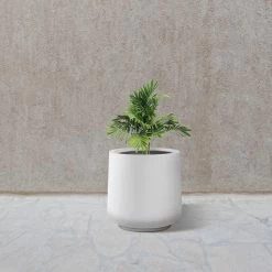 KANTE 17.3 in. H Round Pure White Concrete Planter, Outdoor Indoor Large Planter Pots Containers with Drainage Holes 19 KANTE 17.3 in. H Round Pure White Concrete Planter, Outdoor Indoor Large Planter Pots Containers with Drainage Holes -VIGORO Store pure white kante plant pots rf2015022b c80011 76 1000