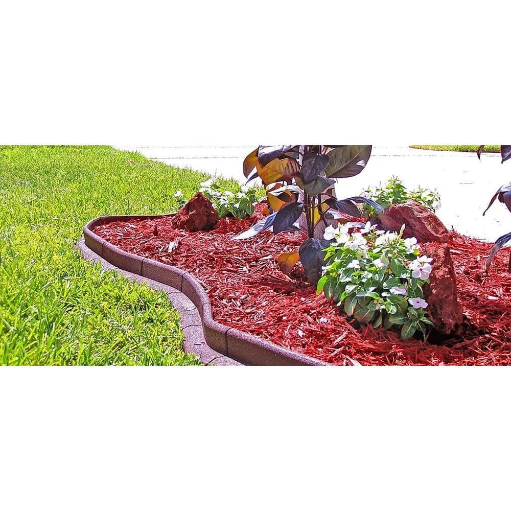 Vigoro EcoBorder 4 ft. Red Rubber Edging (48-Count/Pallet) 4 Vigoro EcoBorder 4 ft. Red Rubber Edging (48-Count/Pallet) - Image 2