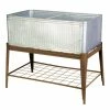 Vigoro Vintage Steel Stand Up Garden Planter with Stand -VIGORO Store rust and galvanized vigoro elevated garden beds 82231hd 64 1000