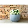 KANTE 12 in. W Round Slate Gray Concrete/Fiberglass Indoor Outdoor Modern Seamless Bowl Planter -VIGORO Store slate gray kante plant pots osc0049a c60611 64 1000