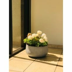 KANTE 20 in. W Round Slate Gray Lightweight Concrete/Fiberglass Indoor Outdoor Elegant Bowl Planter 17 KANTE 20 in. W Round Slate Gray Lightweight Concrete/Fiberglass Indoor Outdoor Elegant Bowl Planter -VIGORO Store slate gray kante plant pots osc0051c c60611 1f 1000