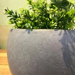 KANTE 20 in. W Round Slate Gray Lightweight Concrete/Fiberglass Indoor Outdoor Elegant Bowl Planter 16 KANTE 20 in. W Round Slate Gray Lightweight Concrete/Fiberglass Indoor Outdoor Elegant Bowl Planter -VIGORO Store slate gray kante plant pots osc0051c c60611 4f 1000
