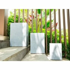 KANTE 19 in. x 16 in. and 13 in. H Square Slate Gray Concrete/Fiberglass Indoor Outdoor Elegant Planters (Set of 3) 13 KANTE 19 in. x 16 in. and 13 in. H Square Slate Gray Concrete/Fiberglass Indoor Outdoor Elegant Planters (Set of 3) -VIGORO Store slate gray kante plant pots osf0007abc c60611 4f 1000