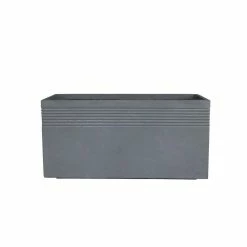 KANTE 31.5 in. L Rectangular Slate Gray Concrete/Fiberglass Indoor Outdoor Modern Elegant Planter 12 KANTE 31.5 in. L Rectangular Slate Gray Concrete/Fiberglass Indoor Outdoor Modern Elegant Planter -VIGORO Store slate gray kante plant pots osf0131b c60611 c3 1000