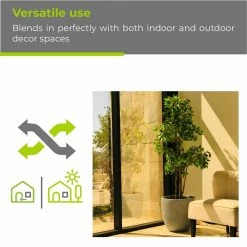 KANTE 12 in. Tall Slate Gray Lightweight Concrete Round Modern Outdoor Planter 17 KANTE 12 in. Tall Slate Gray Lightweight Concrete Round Modern Outdoor Planter -VIGORO Store slate gray kante plant pots rc0050b c60611 76 1000