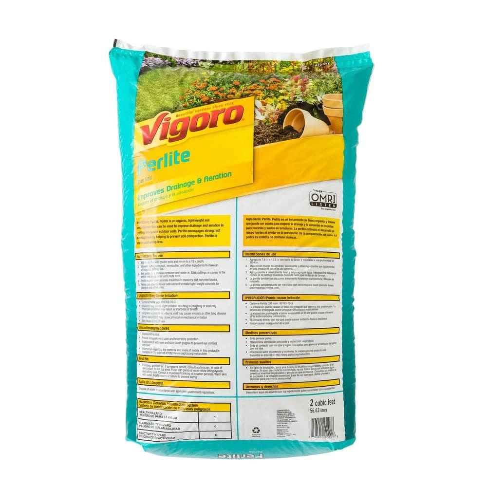 Vigoro 2 cu. ft. Organic Perlite Soil Amendment 4 Vigoro 2 cu. ft. Organic Perlite Soil Amendment - Image 2