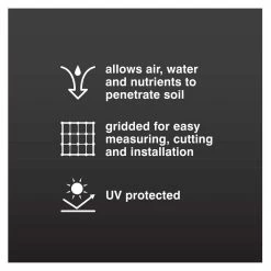 Vigoro 6 ft. x 100 ft. 2 oz. Black Flatbond (Non-Woven) Weed Barrier 12 Vigoro 6 ft. x 100 ft. 2 oz. Black Flatbond (Non-Woven) Weed Barrier -VIGORO Store vigoro landscape fabric 46617 c3 1000