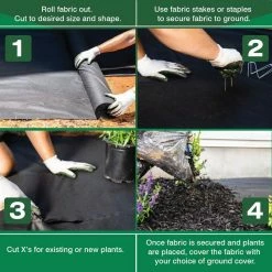 Vigoro 4 ft. x 200 ft. Point Bond Landscape Fabric 23 Vigoro 4 ft. x 200 ft. Point Bond Landscape Fabric -VIGORO Store vigoro landscape fabric nmv04200b 44 1000