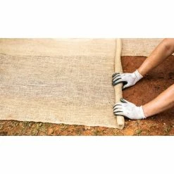 Vigoro 3 ft. x 24 ft. 100% Natural Burlap Landscape Fabric -VIGORO Store vigoro landscape fabric nmvb0324 1d 1000