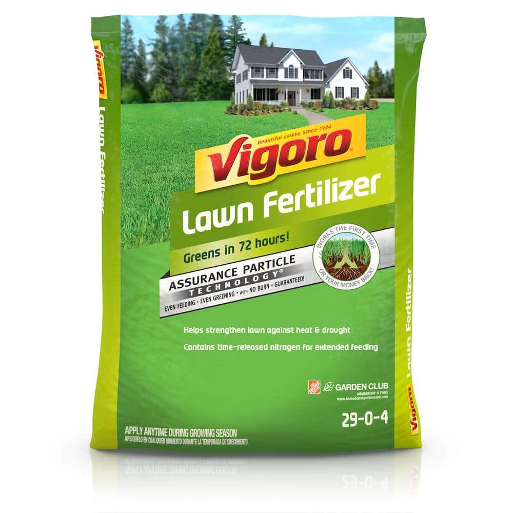 Vigoro 14 lbs. 5,000 sq. ft. Lawn Fertilizer for All Grass Types 3 Vigoro 14 lbs. 5,000 sq. ft. Lawn Fertilizer for All Grass Types