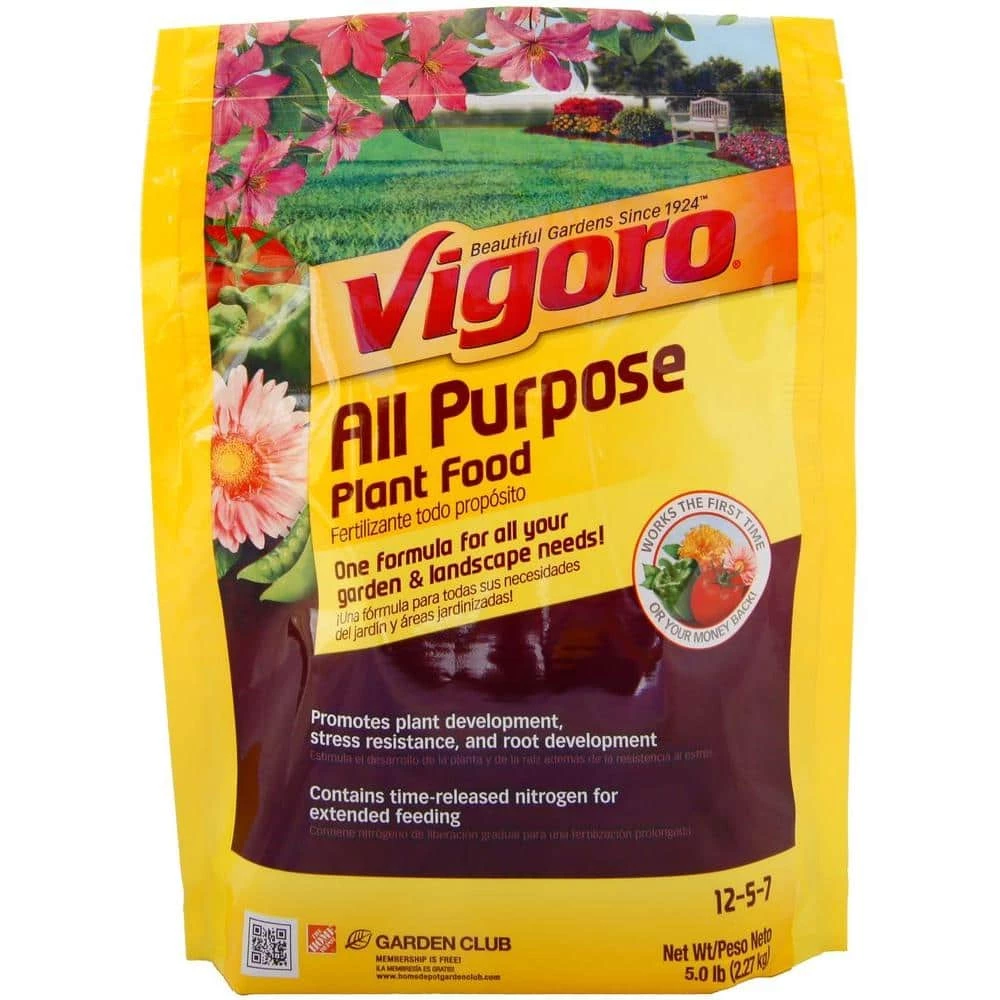 Vigoro 5 lb. All Season All Purpose Plant Food (12-5-7) 3 Vigoro 5 lb. All Season All Purpose Plant Food (12-5-7)