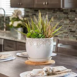 Vigoro 10 in. Bamboo Plant Saucer 13 Vigoro 10 in. Bamboo Plant Saucer -VIGORO Store vigoro planter saucers bbs10vg 44 1000