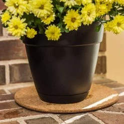 Vigoro 10 in. Cork Mat -VIGORO Store vigoro planter saucers cm10phbdi 44 1000