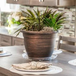 Vigoro 12 in. Heavy Duty Plant Saucer -VIGORO Store vigoro planter saucers sp12vg 1f 1000