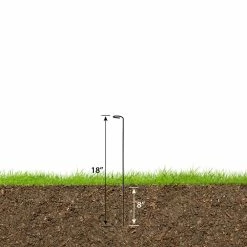 Vigoro 18 in. H x 1.50 in. W Steel Plant Prop 16 Vigoro 18 in. H x 1.50 in. W Steel Plant Prop -VIGORO Store vigoro tomato cages 611872 hd 4f 1000