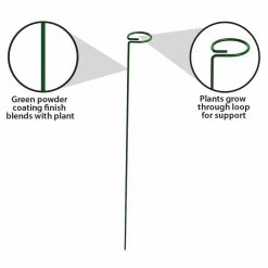 Vigoro 36 in. H x 2.24 in. W Metal Plant Prop 16 Vigoro 36 in. H x 2.24 in. W Metal Plant Prop -VIGORO Store vigoro tomato cages 613672 hd 4f 1000