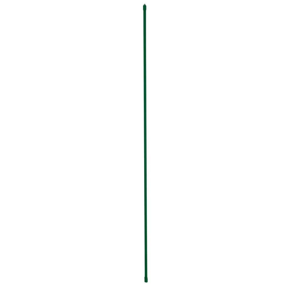 Vigoro 5 ft. Green Colored Steel Core Garden Stake 10 Vigoro 5 ft. Green Colored Steel Core Garden Stake - Image 8