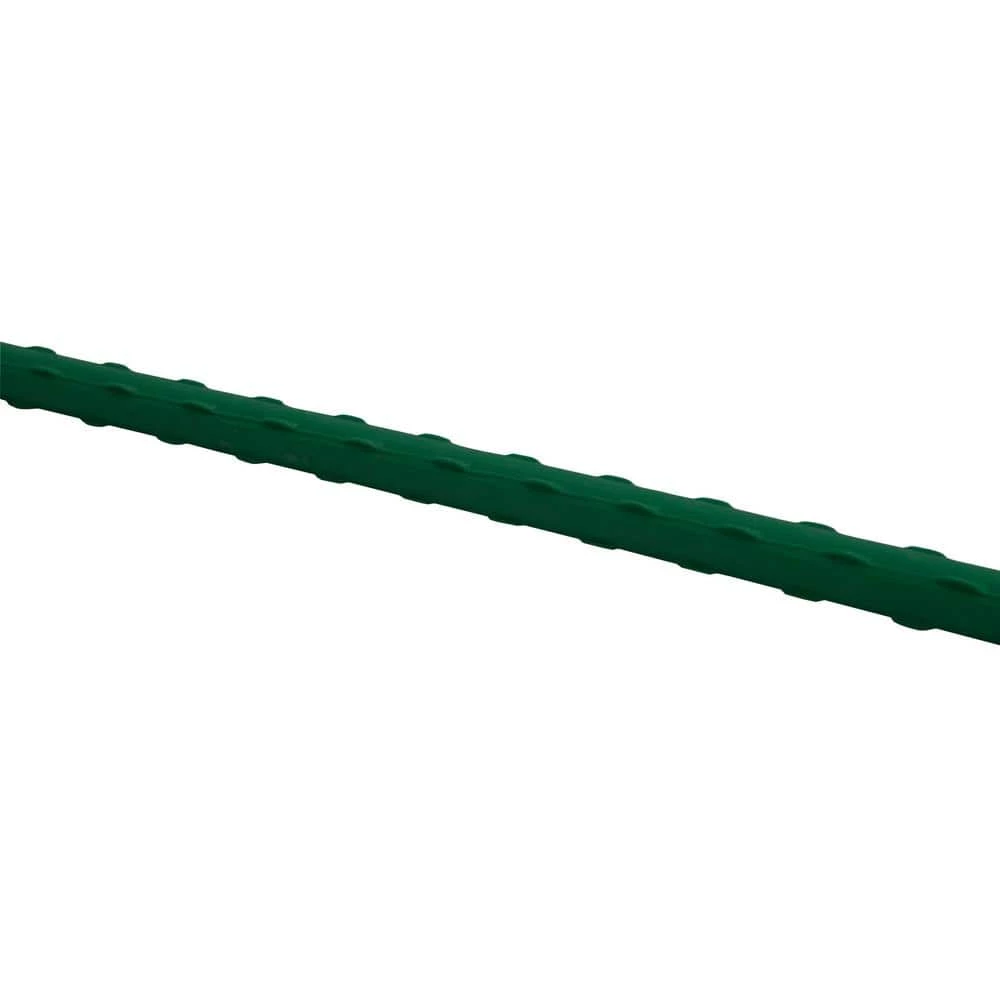 Vigoro 6 ft. Green Colored Steel Core Garden Stake 7 Vigoro 6 ft. Green Colored Steel Core Garden Stake - Image 5