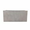 KANTE 23 in. L Rectangular Weathered Concrete/Fiberglass Indoor Outdoor Elegant Long Planter -VIGORO Store weathered concrete kante plant pots osf0104a c80021 2 64 1000