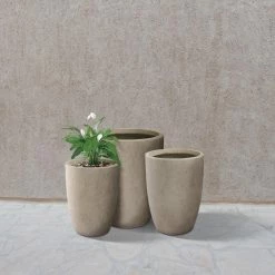 KANTE 22.4", 20.4" and 18.1"H Round Weathered Finish Concrete Planters Set of 3, Outdoor Indoor w/Drainage Hole & Rubber Plug 17 KANTE 22.4", 20.4" and 18.1"H Round Weathered Finish Concrete Planters Set of 3, Outdoor Indoor w/Drainage Hole & Rubber Plug -VIGORO Store weathered concrete kante plant pots rc0153bcd c80021 2 1f 1000
