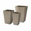 KANTE 24.4", 18" &15.7"H Weathered Finish Concrete Tall Planter Set of 3, Large Outdoor Indoor w/ Drainage Hole & Rubber Plug 2 KANTE 24.4", 18" &15.7"H Weathered Finish Concrete Tall Planter Set of 3, Large Outdoor Indoor w/ Drainage Hole & Rubber Plug -VIGORO Store weathered concrete kante plant pots rf2015017cde c80021 2 64 1000