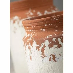 SULLIVANS White Ceramic Speckled Container (Set of 2) 8 SULLIVANS White Ceramic Speckled Container (Set of 2) -VIGORO Store white sullivans plant pots cm2936 4f 1000
