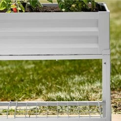 Vigoro Stand Up Steel Raised Garden Planter with Liner 12 Vigoro Stand Up Steel Raised Garden Planter with Liner -VIGORO Store white vigoro elevated garden beds 82230hd 44 1000