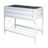 Vigoro Stand Up Steel Raised Garden Planter with Liner -VIGORO Store white vigoro elevated garden beds 82230hd 64 1000