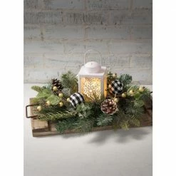 SULLIVANS 8.75 in. Snowflake Lantern with LED Pillar Candle 11 SULLIVANS 8.75 in. Snowflake Lantern with LED Pillar Candle -VIGORO Store whites sullivans outdoor lanterns sea44233ln 44 1000