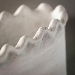 SULLIVANS White Scalloped Edge Cement Garden Pot 7 SULLIVANS White Scalloped Edge Cement Garden Pot -VIGORO Store whitewashed sullivans plant pots cmt1215 c3 1000